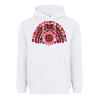 White valentine's day sunflower rainbow Heavyweight Hoodie - RanaPortraitStore