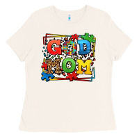 Bone autism god mom Ladies Tee - LillyAllenDesigns