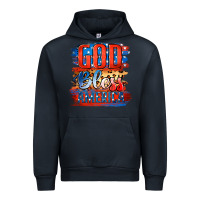 Navy God Bless America Urban Hoodie - Jasminsmagicworld