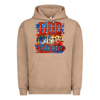 Pigment Burro God Bless America Urban Hoodie - Jasminsmagicworld