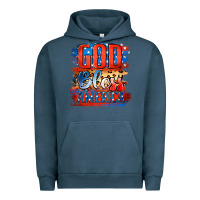 Pigment Midnight Navy God Bless America Urban Hoodie - Jasminsmagicworld