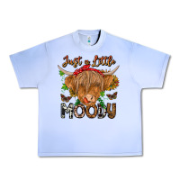 Grape Ice Just a Little Moody Urban Heavy Tee - CowhideDigitalArt