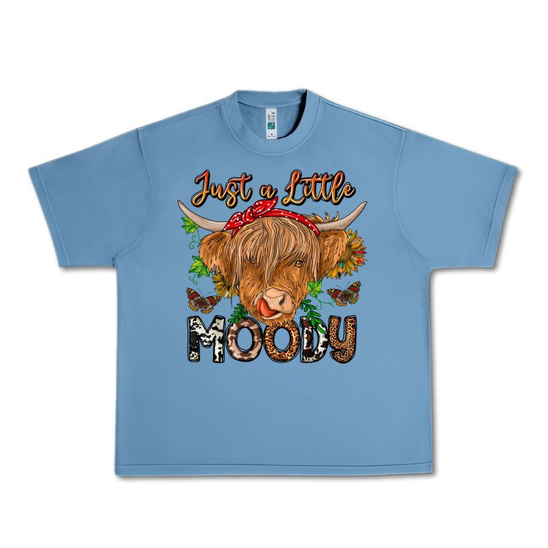 Just A Little Moody Urban Heavy Tee by CowhideDigitalArt | Teevron