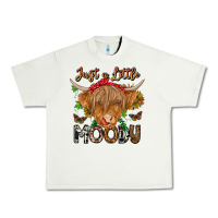 Pistachio Just a Little Moody Urban Heavy Tee - CowhideDigitalArt