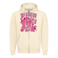 Sandshell in october we wear pink american football Zipper Hoodie - RanaPortraitStore