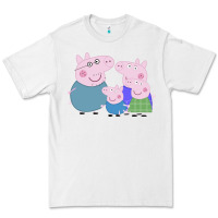 White peppa pig family Premium Tee - artisFamous
