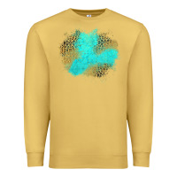 Antique Gold turquoise leopard patch Premium Sweatshirt - Jasminsmagicworld