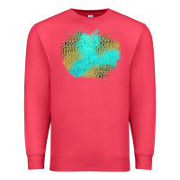 Cardinal turquoise leopard patch Premium Sweatshirt - Jasminsmagicworld
