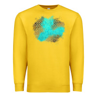 Lemon turquoise leopard patch Premium Sweatshirt - Jasminsmagicworld