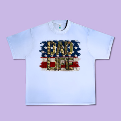 Dad Life Urban Heavy Tee Designed By Jasminsmagicworld