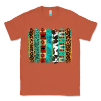 Copper western brushstroke Classic Tee - OliviaCreatesArt