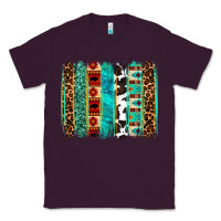Plum western brushstroke Classic Tee - OliviaCreatesArt