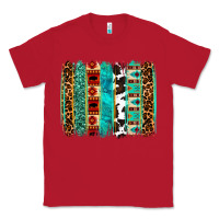 Red western brushstroke Classic Tee - OliviaCreatesArt