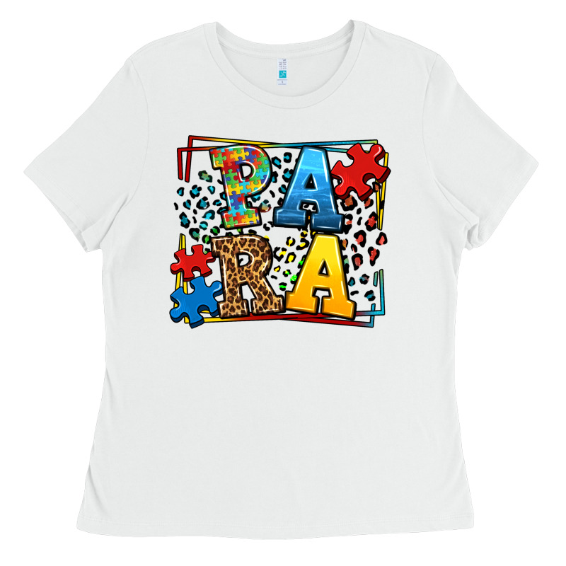 Autism Leopard Frame Para Ladies Tee by LillyAllenDesigns | Teevron