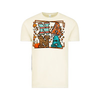Vintage Arctic Fall Autumn Leopard Nana Vintage Tee - LillyAllenDesigns