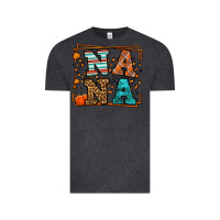 Vintage Black Fall Autumn Leopard Nana Vintage Tee - LillyAllenDesigns