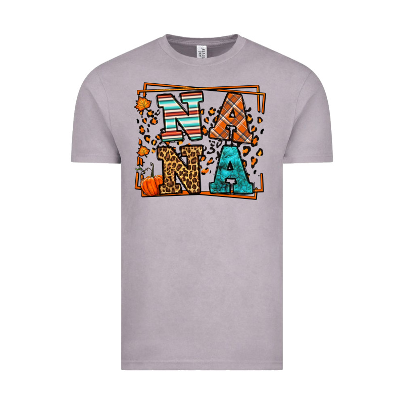 Fall Autumn Leopard Nana Vintage Tee by LillyAllenDesigns | Teevron