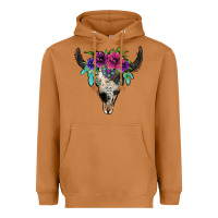 Meerkat cowhide bull skull Heavyweight Hoodie - Jasminsmagicworld