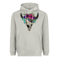 Moon Dust cowhide bull skull Heavyweight Hoodie - Jasminsmagicworld