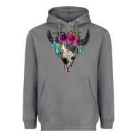 Storm cowhide bull skull Heavyweight Hoodie - Jasminsmagicworld