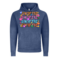 Vintage Denim Swiftie Swiftie Valentines Vintage Hoodie - CowhideDigitalArt