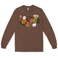 Chestnut christmas teacher Long Sleeve Tee - LillyAllenDesigns