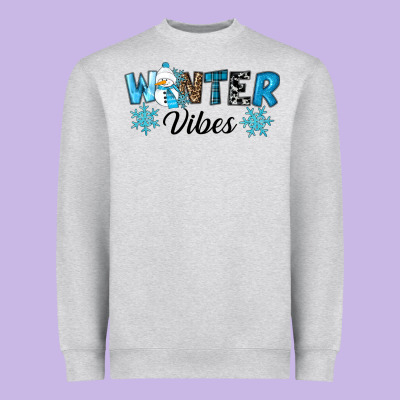 Winter Vibes Heavyweight Sweatshirt Designed By Ranaportraitstore