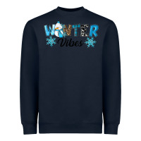 Navy winter vibes Heavyweight Sweatshirt - RanaPortraitStore