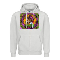Dove Grey momster halloween momlife Zipper Hoodie - Jasminsmagicworld