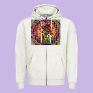 Momster Halloween Momlife Zipper Hoodie Designed By Jasminsmagicworld