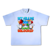 Grape Ice 1st Grade Level Unlocked Urban Heavy Tee - CowhideDigitalArt