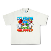 Pistachio 1st Grade Level Unlocked Urban Heavy Tee - CowhideDigitalArt