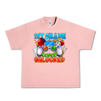 Salmon 1st Grade Level Unlocked Urban Heavy Tee - CowhideDigitalArt