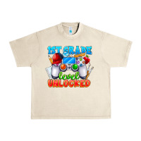 Sandshell 1st Grade Level Unlocked Urban Heavy Tee - CowhideDigitalArt