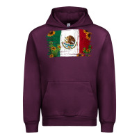 Mauve Wine Mexican Flag Cactus Sunflower Urban Hoodie - Jasminsmagicworld