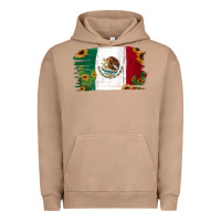 Pigment Burro Mexican Flag Cactus Sunflower Urban Hoodie - Jasminsmagicworld