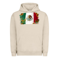 Pigment French Oak Mexican Flag Cactus Sunflower Urban Hoodie - Jasminsmagicworld