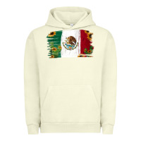 Pigment Pistachio Mexican Flag Cactus Sunflower Urban Hoodie - Jasminsmagicworld