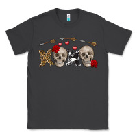 Smoke Xoxo Valentine skulls Valentine's Day Classic Tee - FaDigitalArtStudio