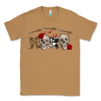 Toasted Coconut Xoxo Valentine skulls Valentine's Day Classic Tee - FaDigitalArtStudio