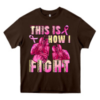 Chocolate Brown This is how i fight Heavy Core Tee - FaDigitalArtStudio
