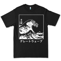 Black the great wave off kanagawa Premium Tee - artisFamous