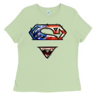 Matcha super american flag logo Ladies Tee - LillyAllenDesigns