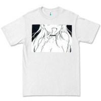 White anime eyes Premium Tee - artisFamous
