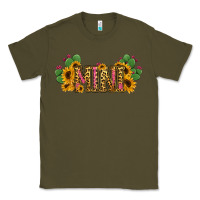 Army Green Cactus Leopard Sunflower Mama and Mini Set Classic Tee - Jasminsmagicworld