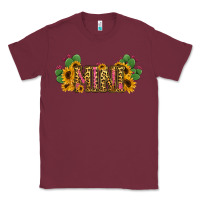 Burgundy Cactus Leopard Sunflower Mama and Mini Set Classic Tee - Jasminsmagicworld