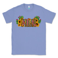 Colony Blue Cactus Leopard Sunflower Mama and Mini Set Classic Tee - Jasminsmagicworld