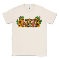 Natural Cactus Leopard Sunflower Mama and Mini Set Classic Tee - Jasminsmagicworld