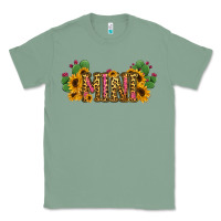 Sage Cactus Leopard Sunflower Mama and Mini Set Classic Tee - Jasminsmagicworld