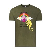 Vintage Olive Unicorns Are Born in September Vintage Tee - Bettercallsaul